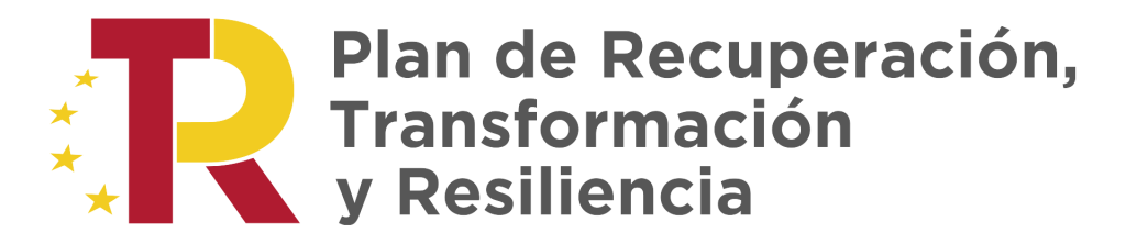 Logo Plan de Recuperacion TR tres líneas
