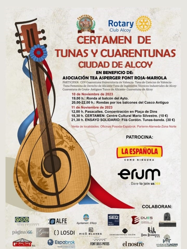 Certamen tunas Alcoy asperger TEA