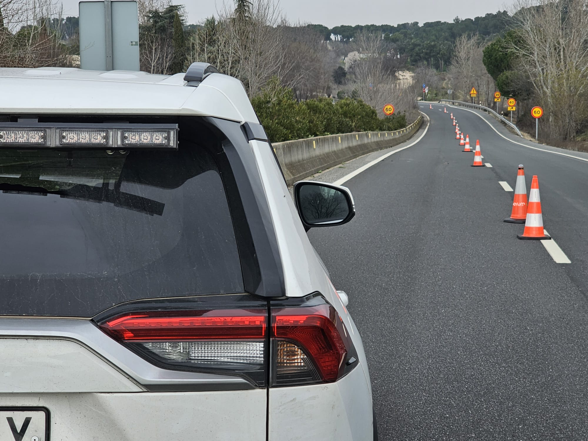 Cono conectado Seguridad Vial